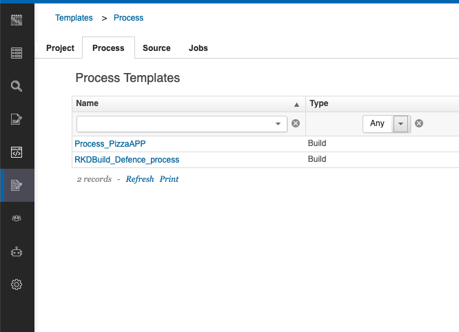 Templates - Process