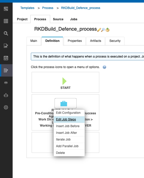 Templates - Process Definition
