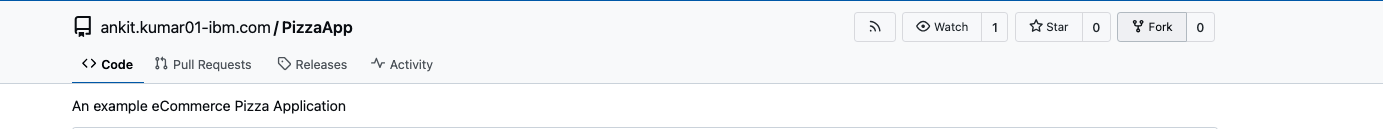 Fork repo