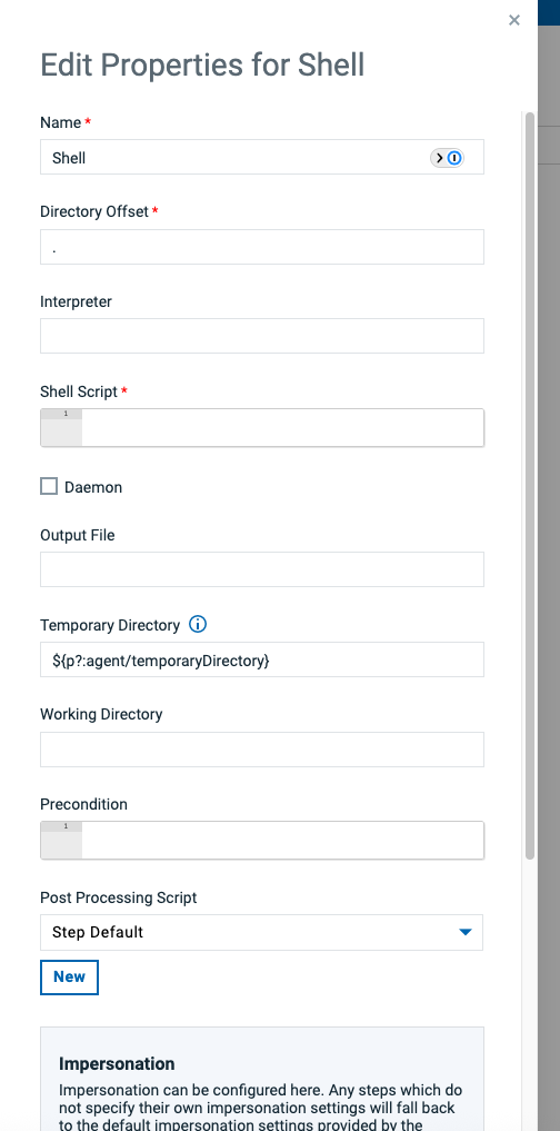Step properties 1