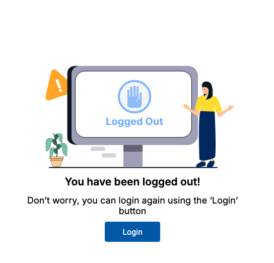 Logged out
