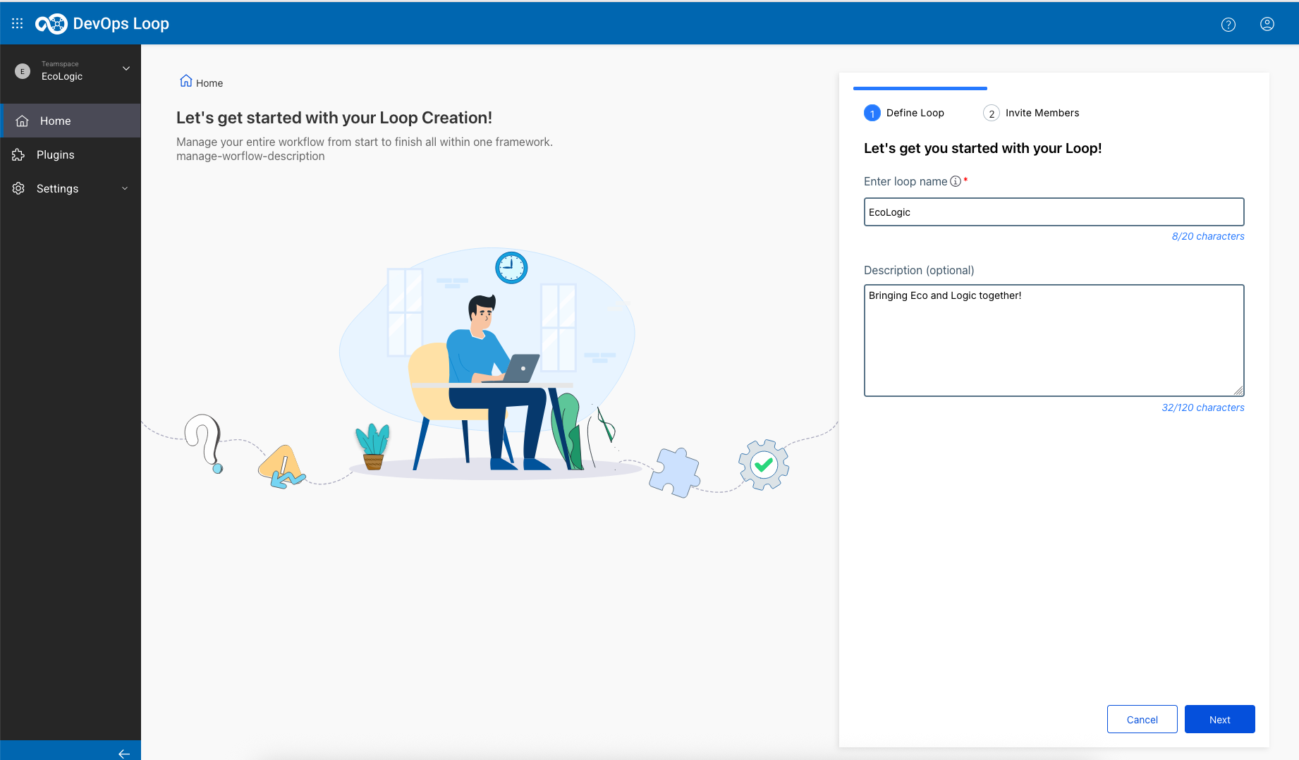 Loops - Create New - Dialog