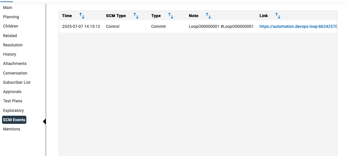 PLAN - Show Control/Git Commit Link