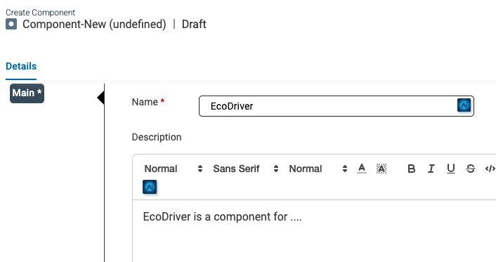 Create a new Component