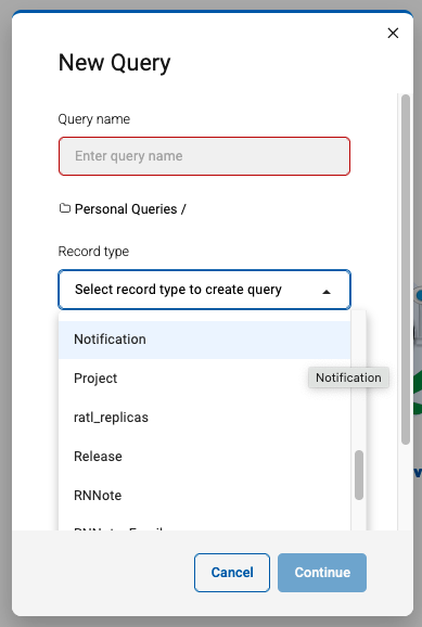 New Query
