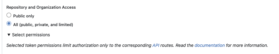 Open Select Permissions