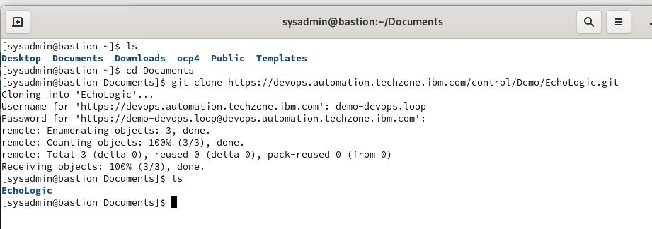 Target Repo is cloned
