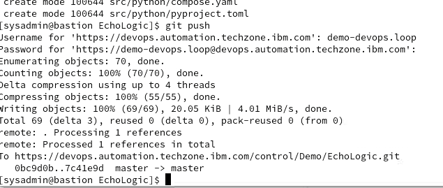 git push