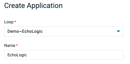 Select Loop and add Name