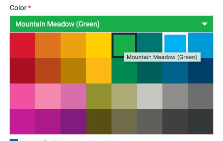 Create Env Dialog Selected Color