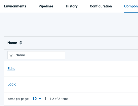 App Comp View with Comps
