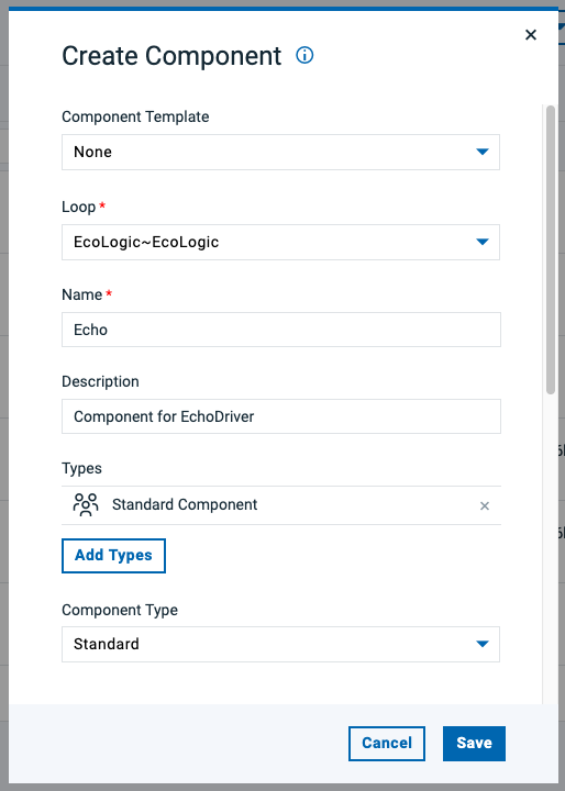 Component - Create Dialog 1
