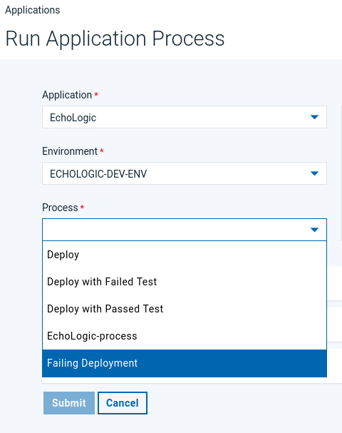 Failing Deployment Process
