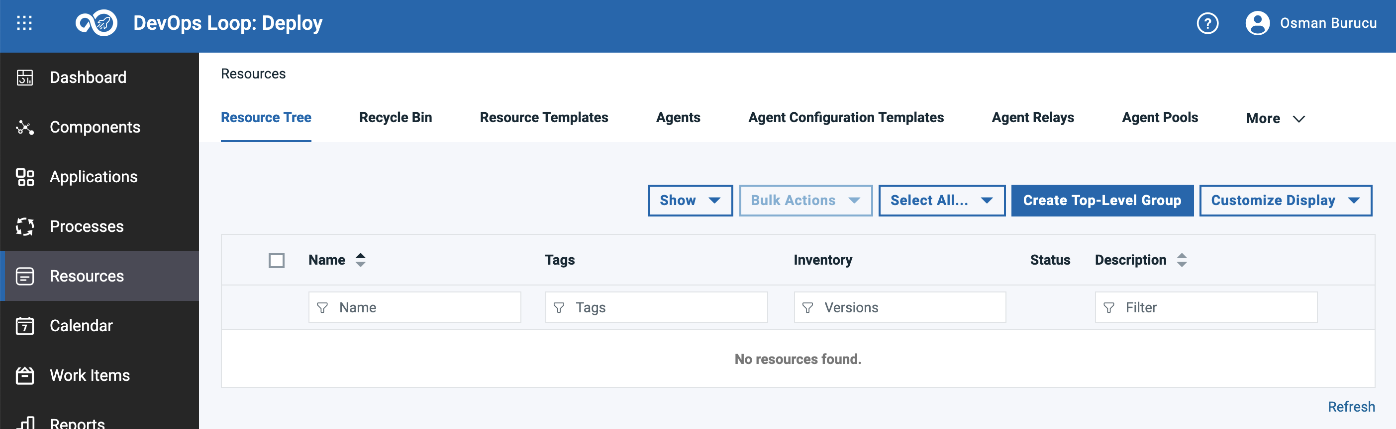 Resourcetree view