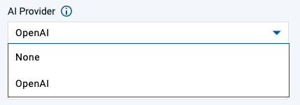 Select OpenAI as Provider