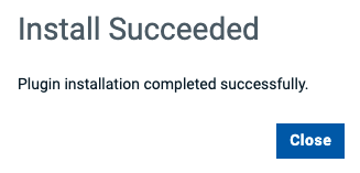 Plugin Installation Successfull