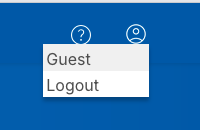 User Symbol for Logging Out