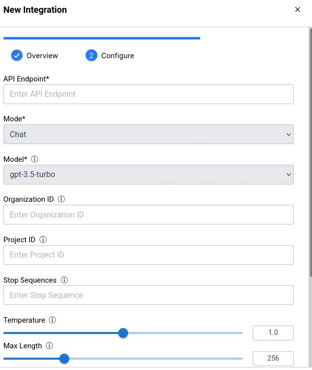 New Integrations additional Details