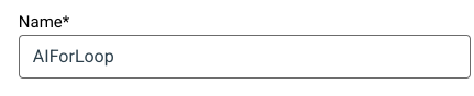 New Integration Name