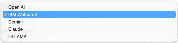 Select AI Provider