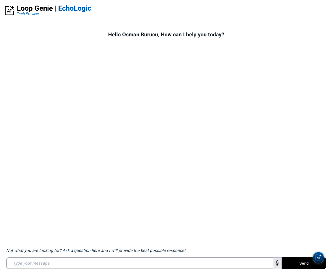 Loop Genie Dialog