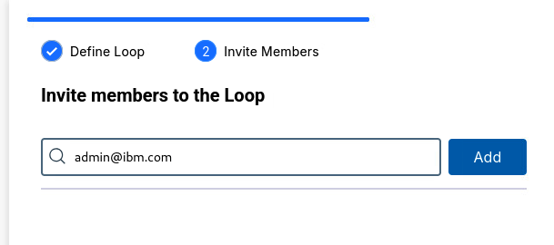 Loops - Create New - member added