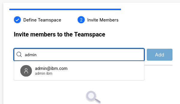 TS - Create New - search Member