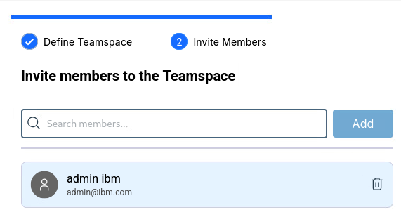 TS - Create New - Member added