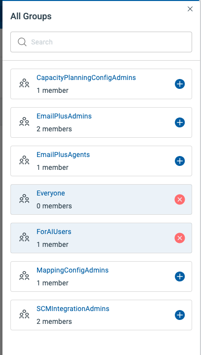 Select Groups