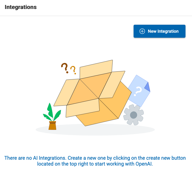 Integrations View
