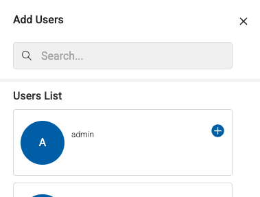 select the users for this group