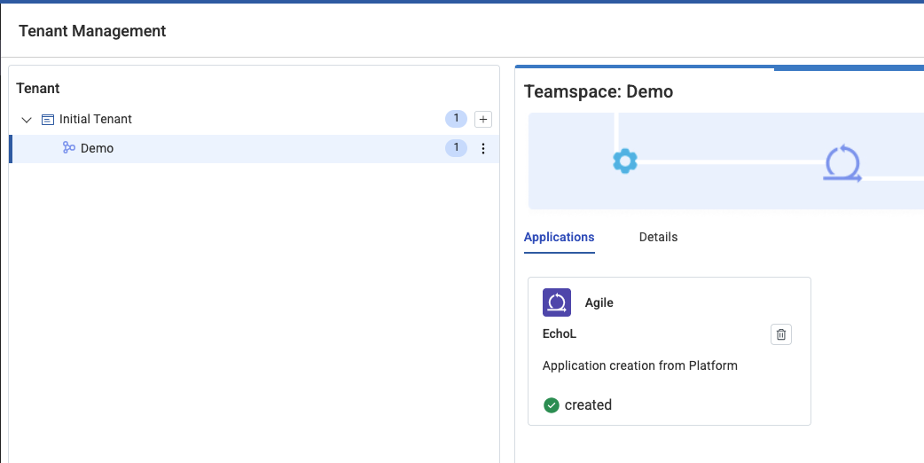 Tenant Management View