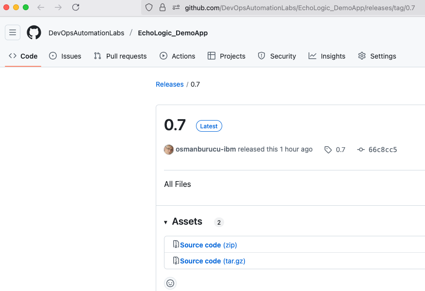 Latest Version of Demo App ZIPfile